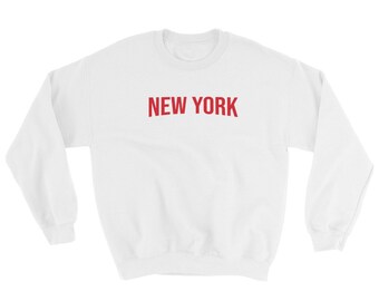 NEW YORK Sweatshirt - Netflix Style - Unisex Sweatshirt - Men Women - NYC - Sweater - Apparel