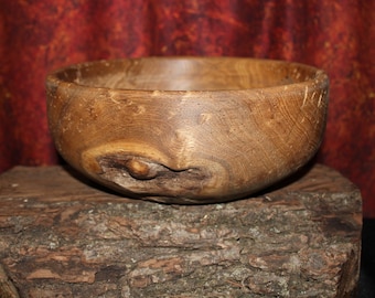Wooden Butternut Bowl