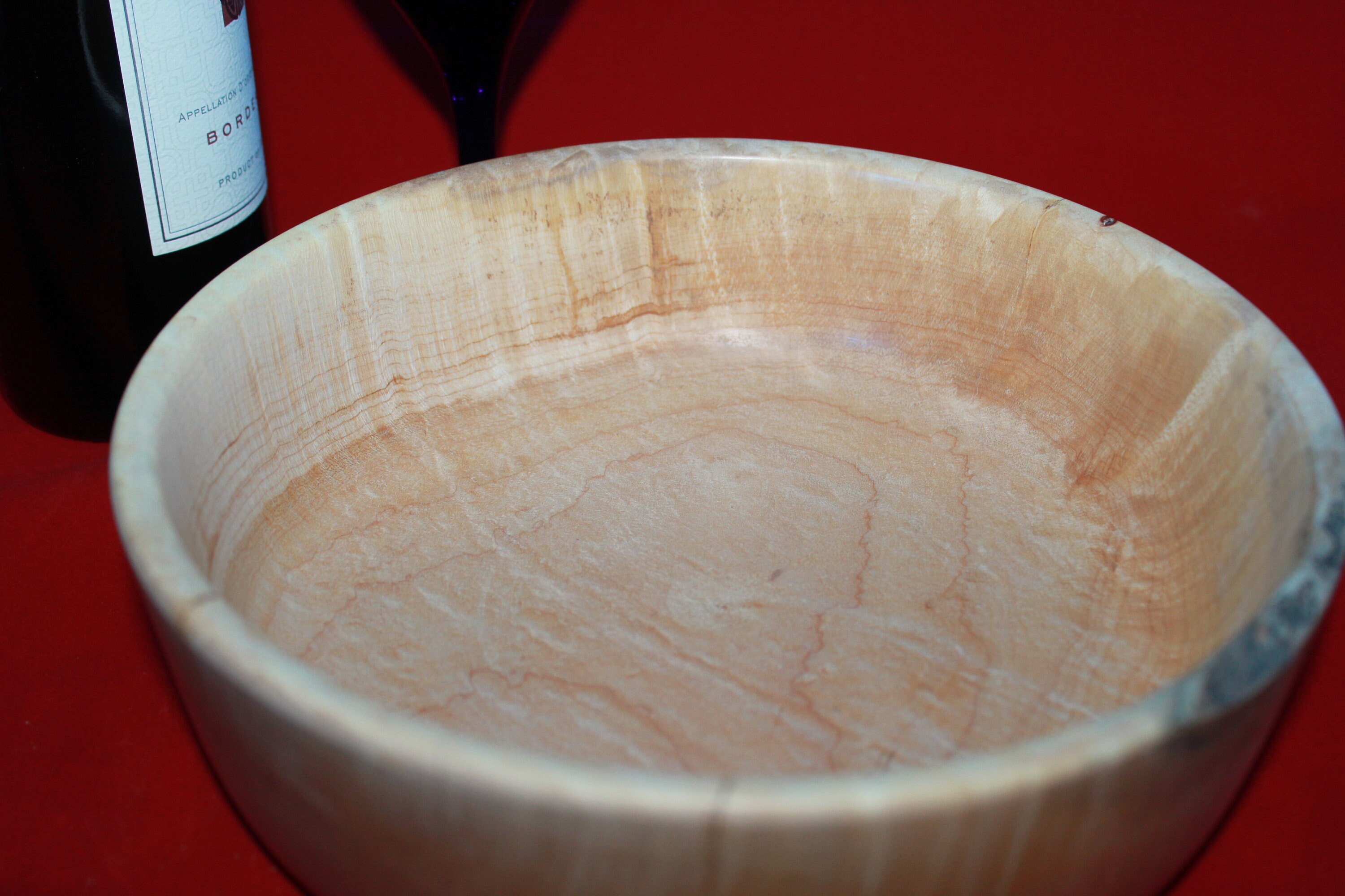 Maple Wooden Bowl Etsy