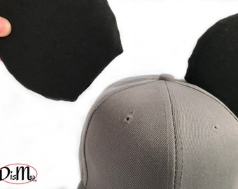 DisMe Classic Black 5" Magnetic Ears - Use any hat, hoodie, wig. Custom Mouse Ears