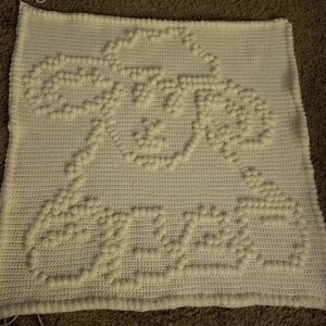 Lamb Bobble Stitch Crochet Blanket Pattern (PDF Pattern) image 2