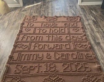 Pattern: To have and to hold from this day forward   personalized