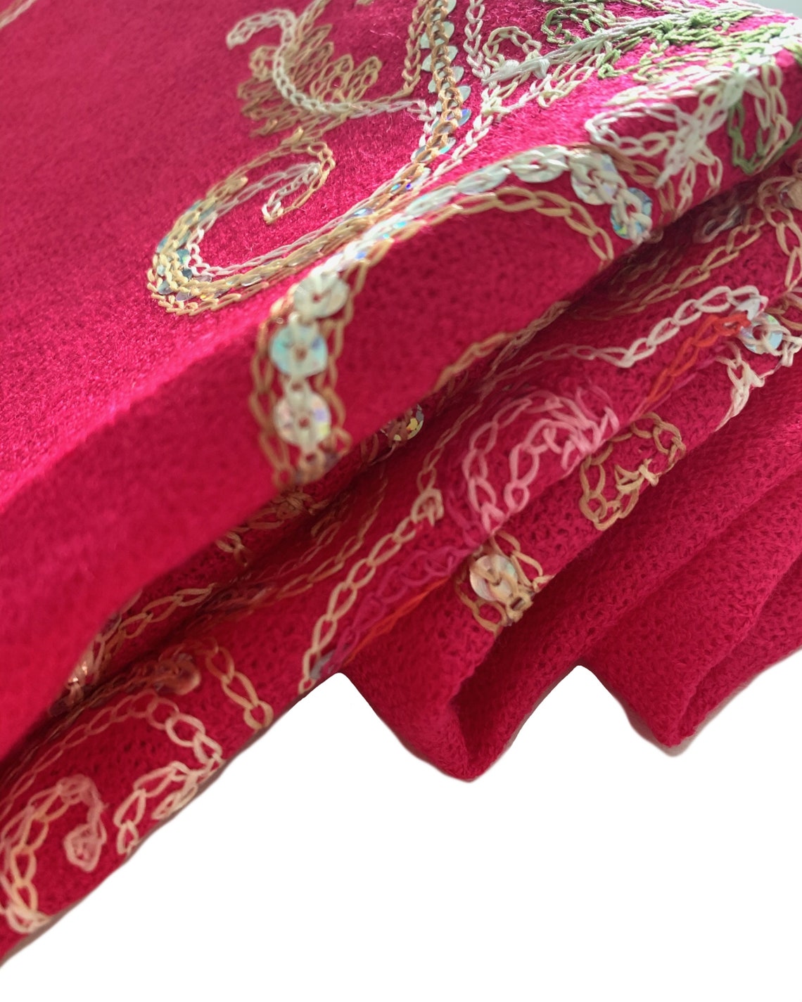 embroidered mexican shawl