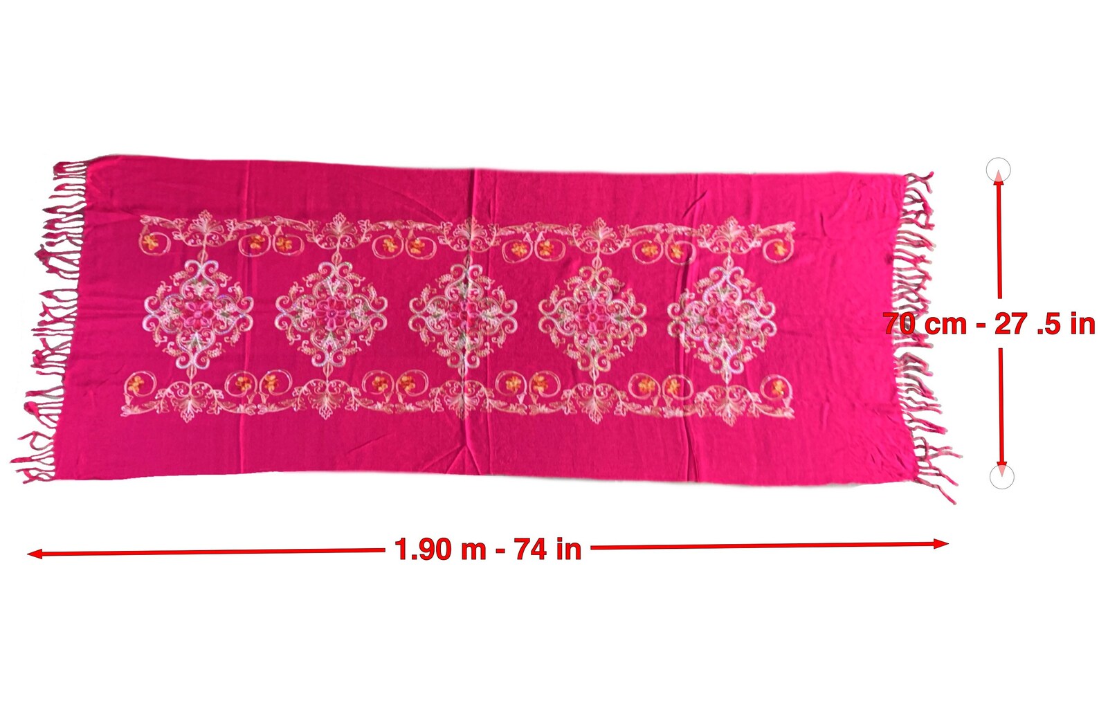 colorful mexican shawl