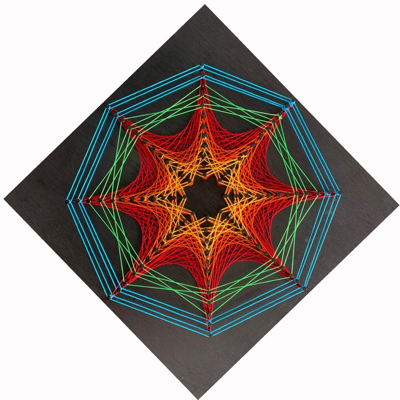 String Art Eye of God Mexican Folk Art Wall Art Home Decor Mexican