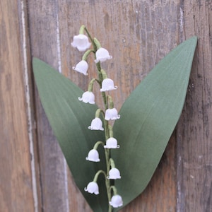 Lily of the valley Paper Flower white flower stem Wedding lily of the valley flower bouquet paper flower décor paper flower centerpiece