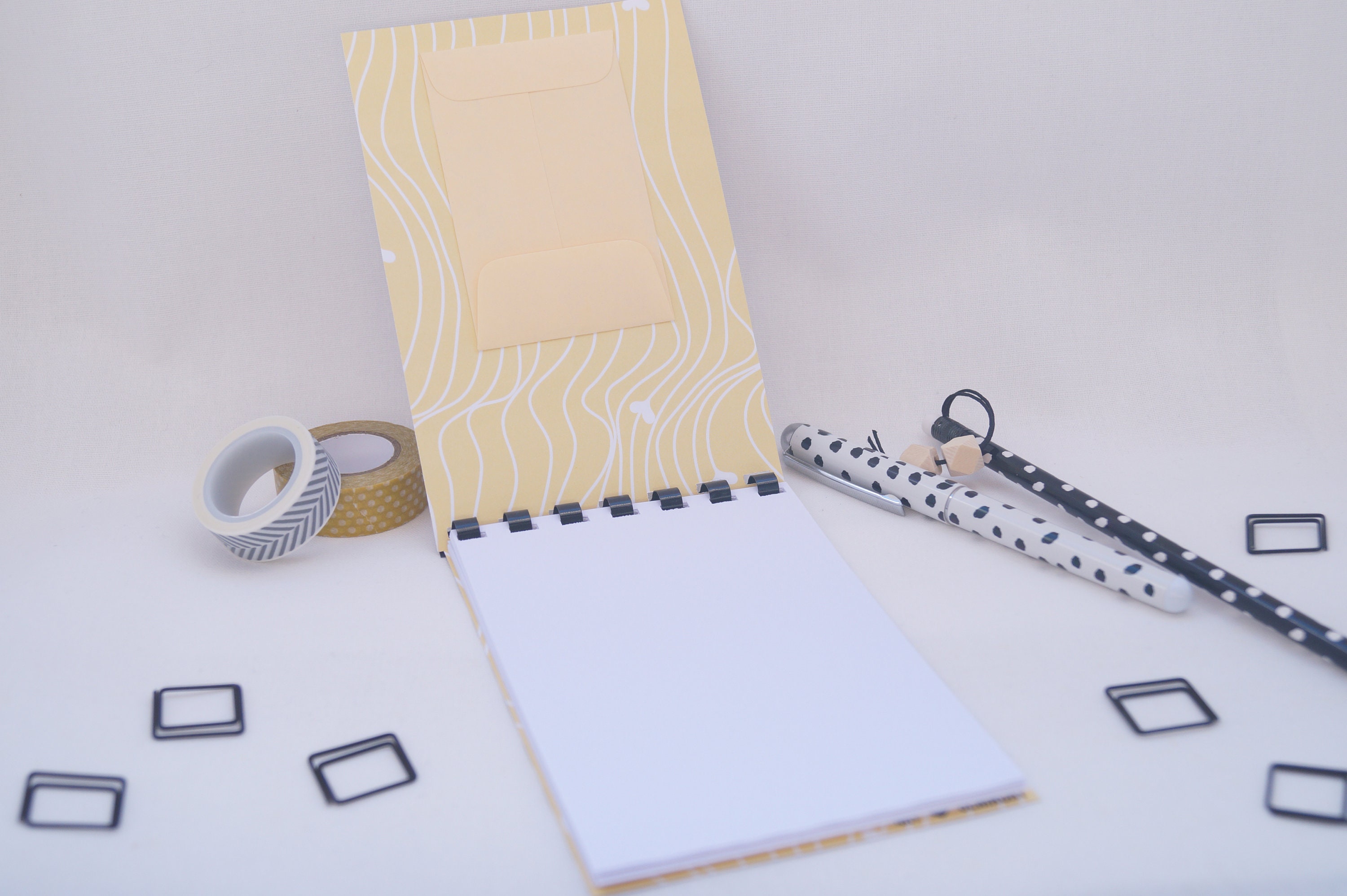 Notepad with spiral binding Etsy