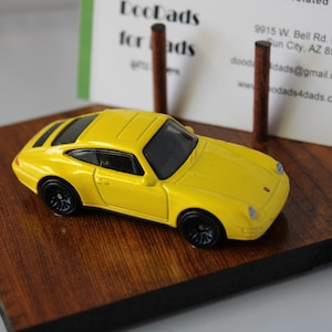 Porsche 1996 Carrera Business Card or Cell Phone Holder- Unique art for garage, shop, office, desk top  or man cave #AE-136