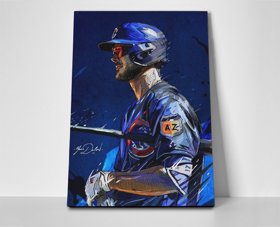 Kris Bryant Poster Canvas Or Banner Etsy