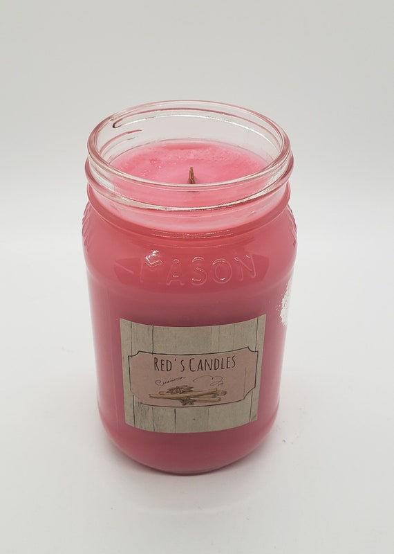 Cinnamon Red S Candles Natural Hand Poured Coconut Candle