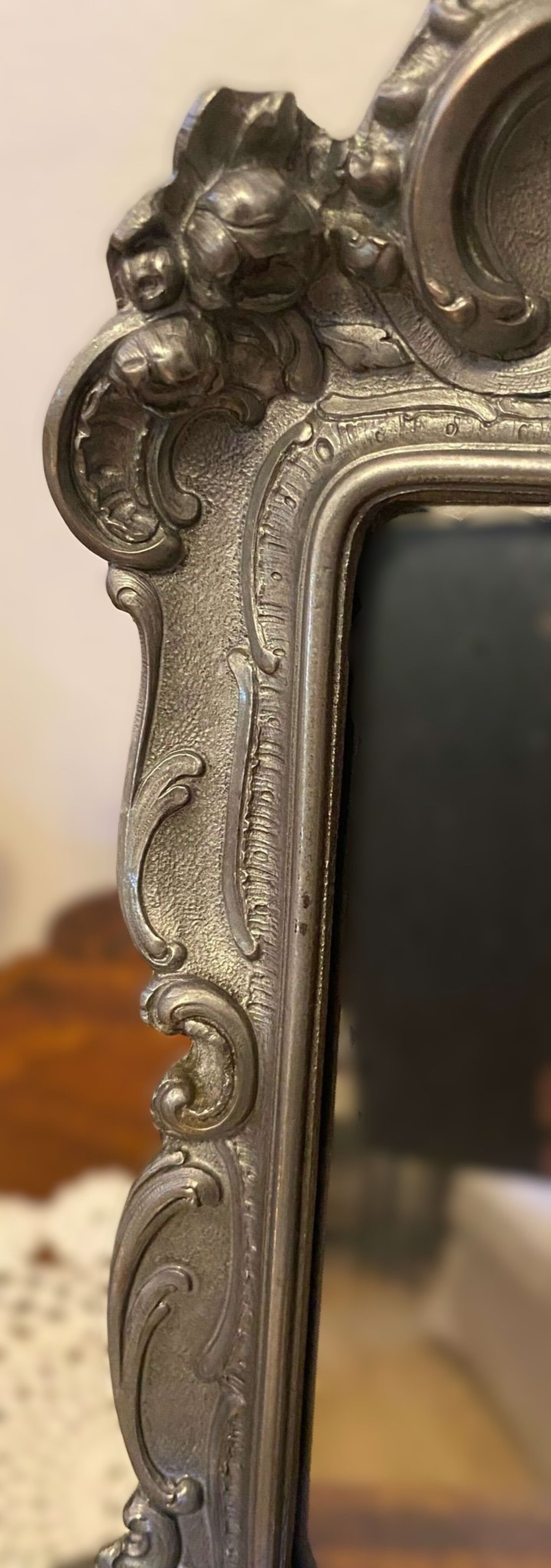 Victorian Baroque/rococo Style Silverplated Toilet Mirror WMF 19th C ...