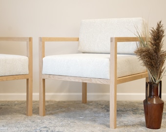 Oak Modern Chair Set