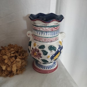 Bay Vase Napoli, 63 17, retroflowerpower, bohemian, West German pottery