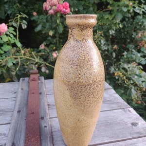 Gerda Körting vase, mid century studio vase, Bauhaus, east German pottery, ceramic vase
