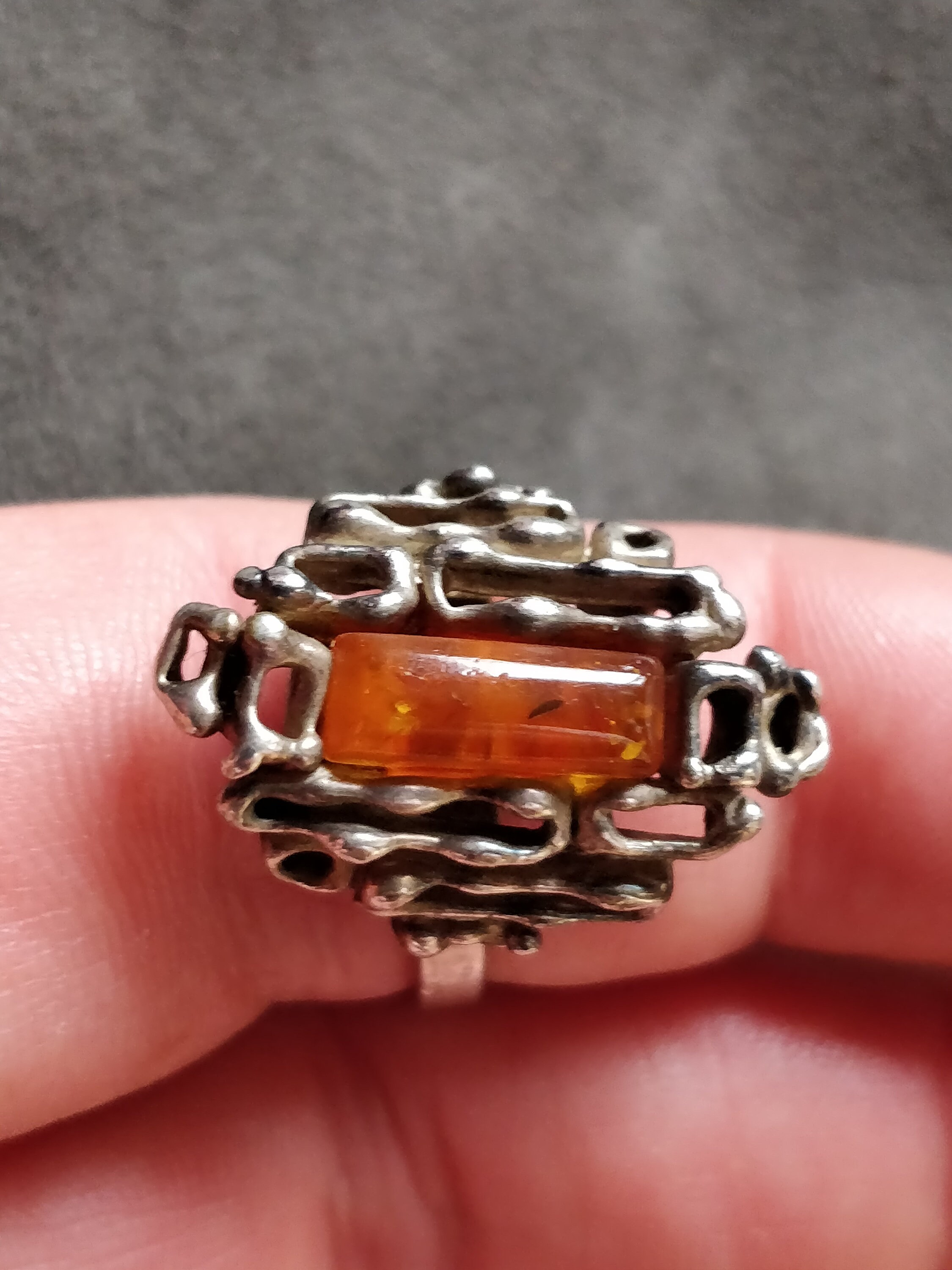 Ancient Tree Sap! Astounding Vintage Santo Domingo Baltic Amber Sterling Silver Necklace Ancient Tree Sap! Astounding Vintage Santo Domingo Baltic Amber Sterling Silver Necklace