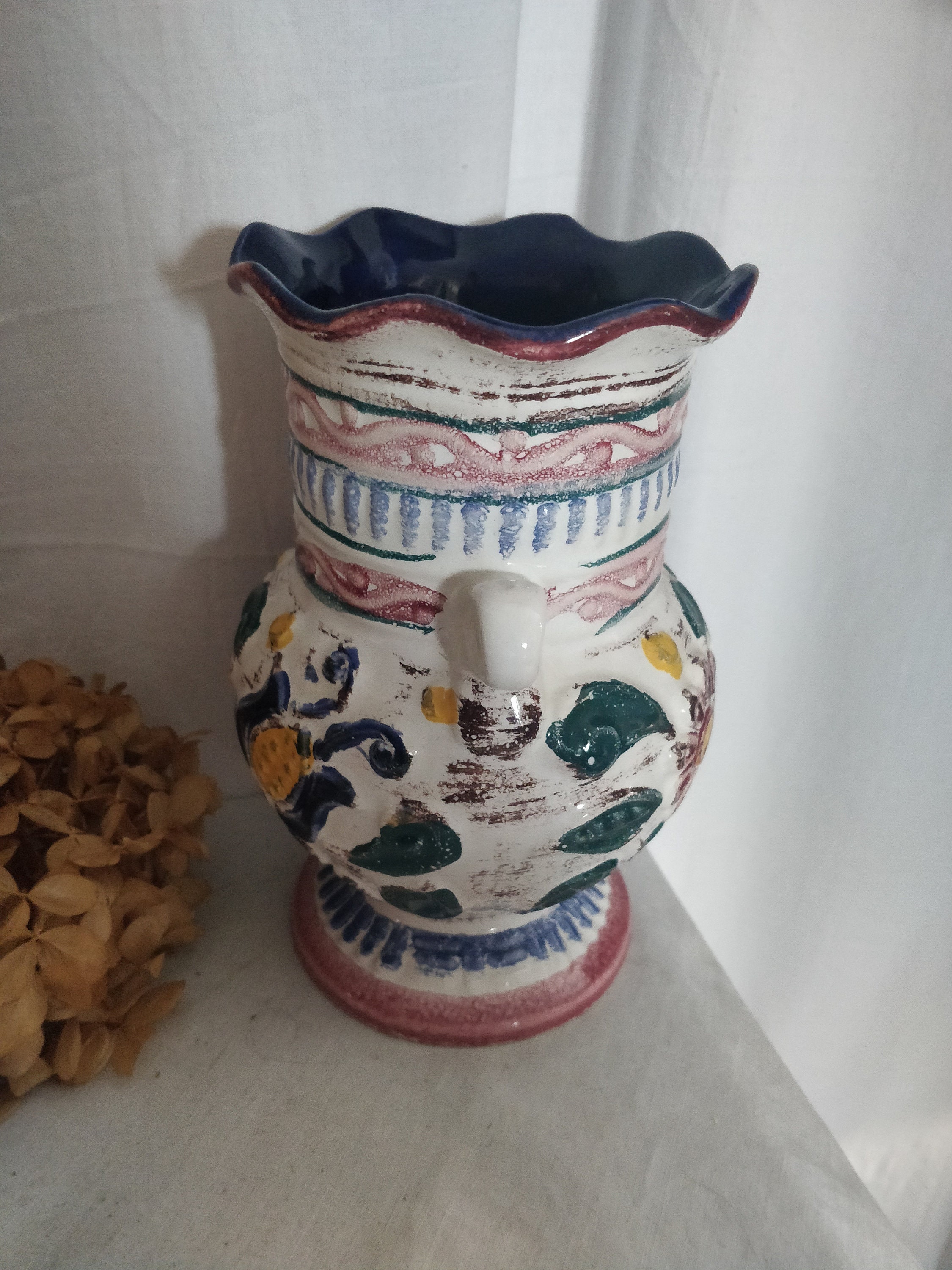 Bucht Vase Napoli 63 17 retroflowerpower Boho westdeutsche Etsy