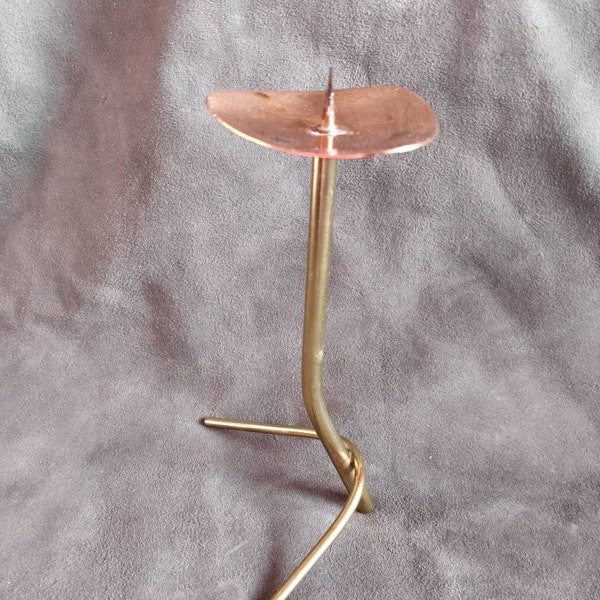 60s candle holder for small round candles, Brass, String era , Ball candles, vintage