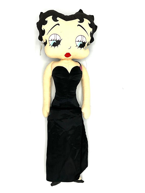 Betty Boop 黒いぬいぐるみ Gorgeous Collectible and Vintage Betty Boop Stuffed Doll