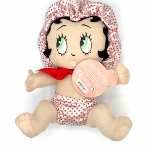 Gorgeous collectible Betty Boop stuff doll with polka dots.