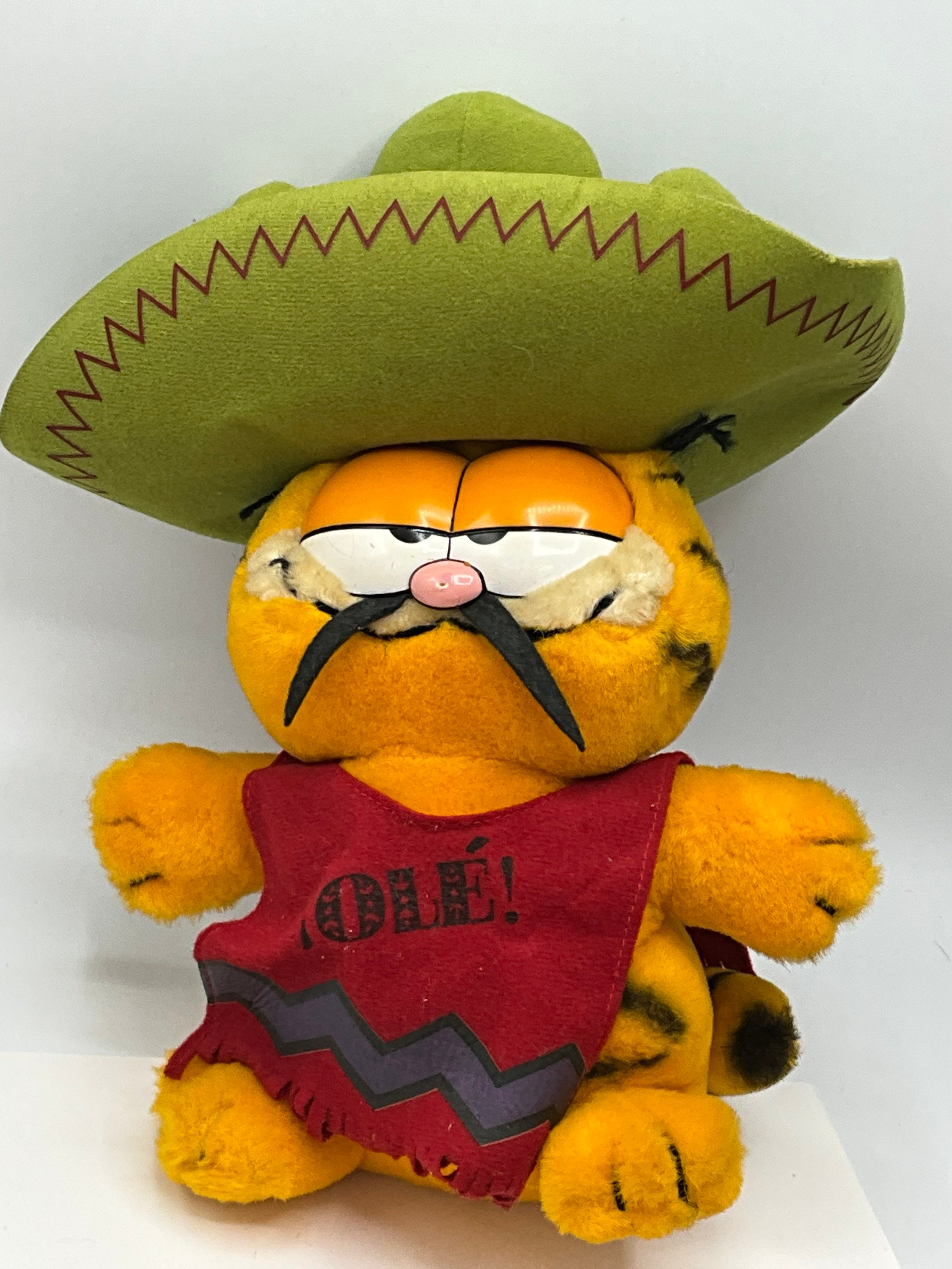 Gorgeous Collectible and Vintage Garfield as a Mariachi Wit Hat