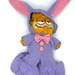 Gorgeous Collectible and Vintage Stuffed Garfield as a Rabbit, - Etsy