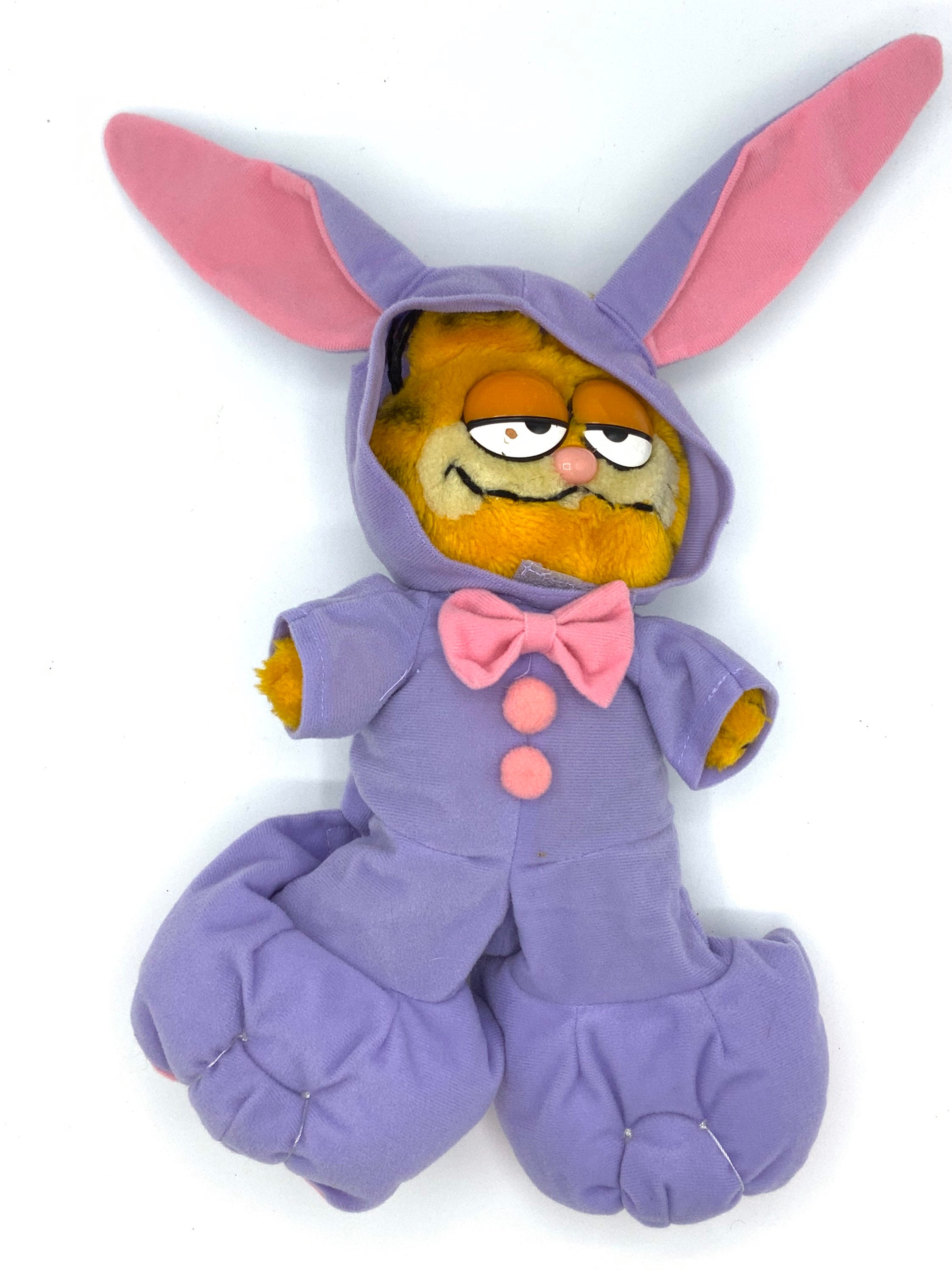 Gorgeous Collectible and Vintage Stuffed Garfield as a Rabbit, - Etsy