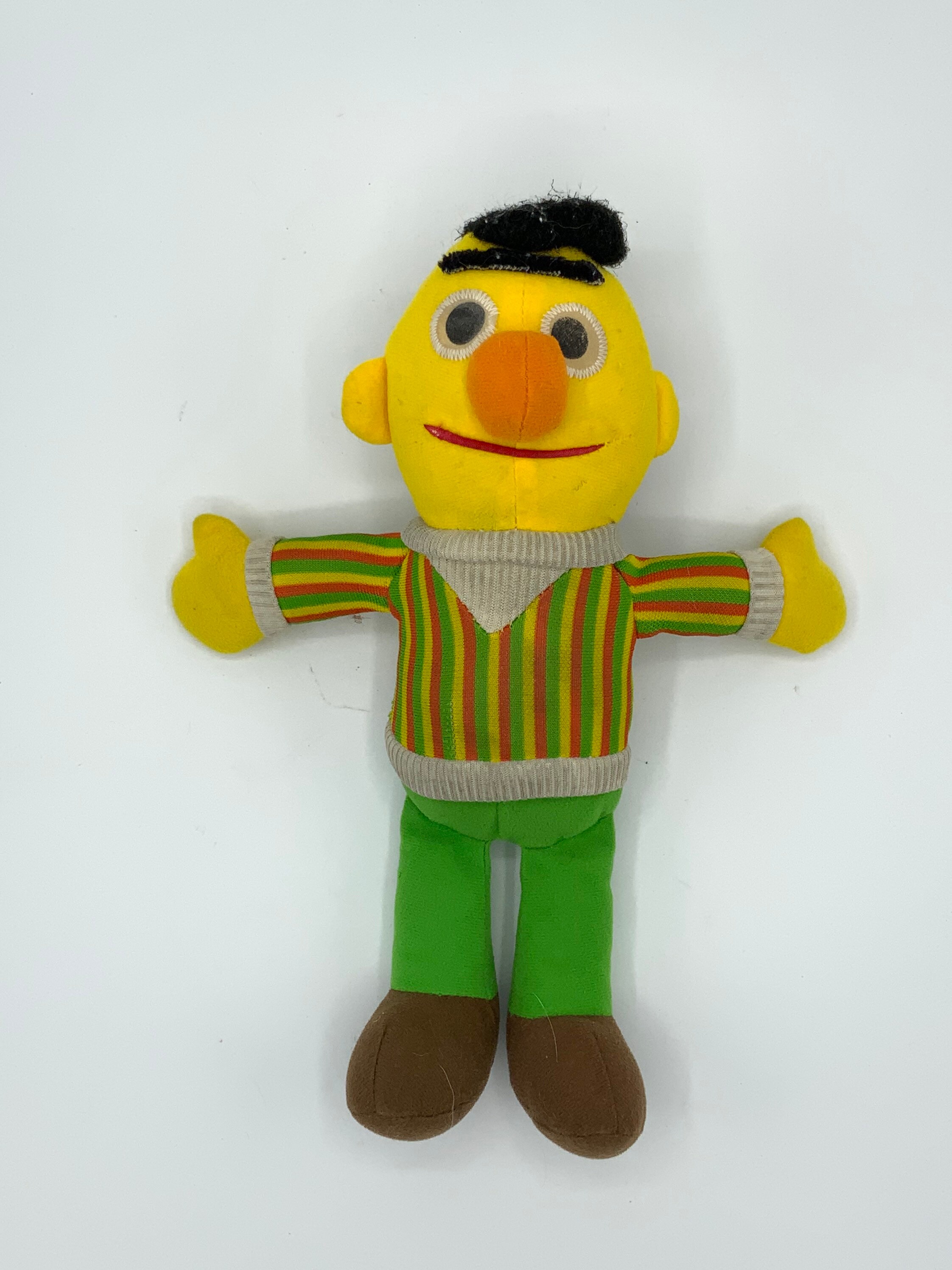 Gorgeous Collectible and Vintage Bert Sesame Street, Stuffed Doll
