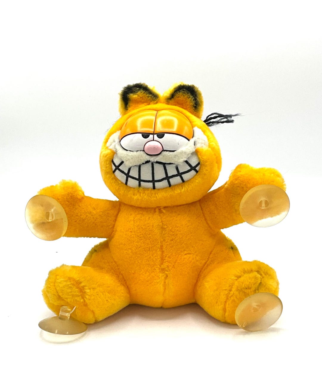 Gorgeous Collectible and Vintage Garfield With Suction Cup, Stuffed ...