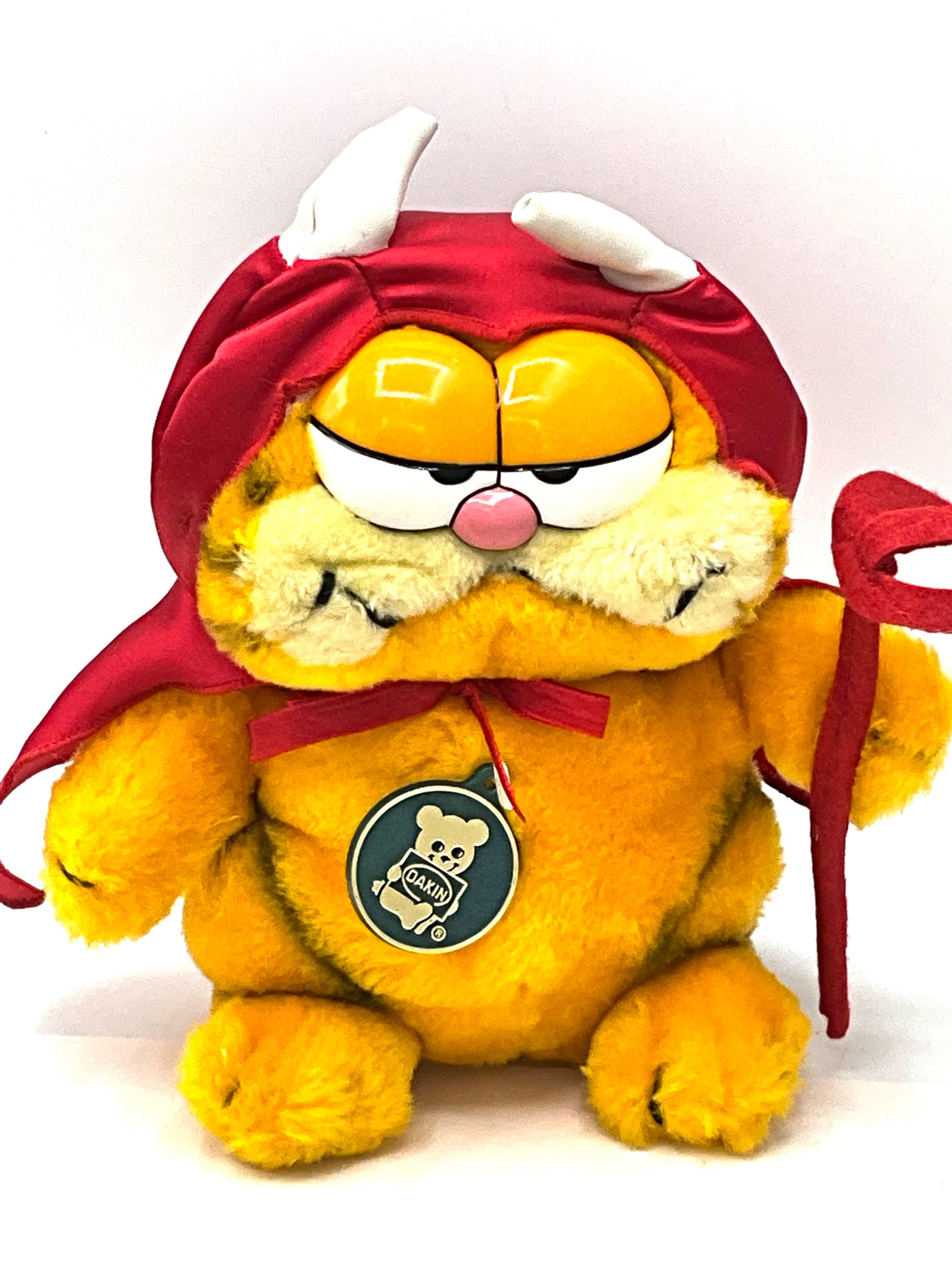 Gorgeous Collectible and Vintage Garfield Red Devil With Horns