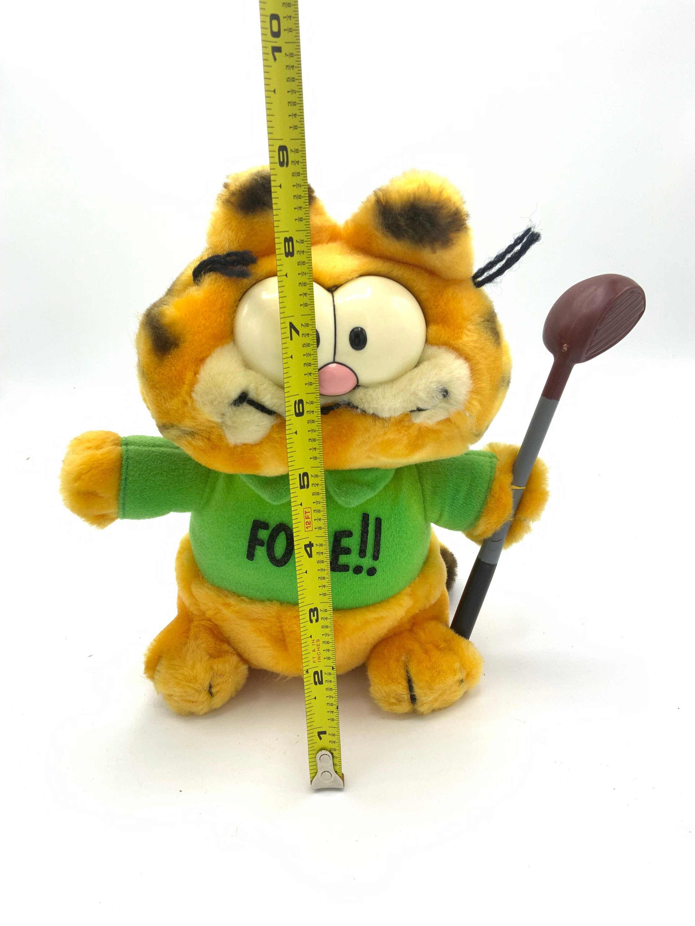 Gorgeous Collectible and Vintage Garfield is Playing Golf Stuffed