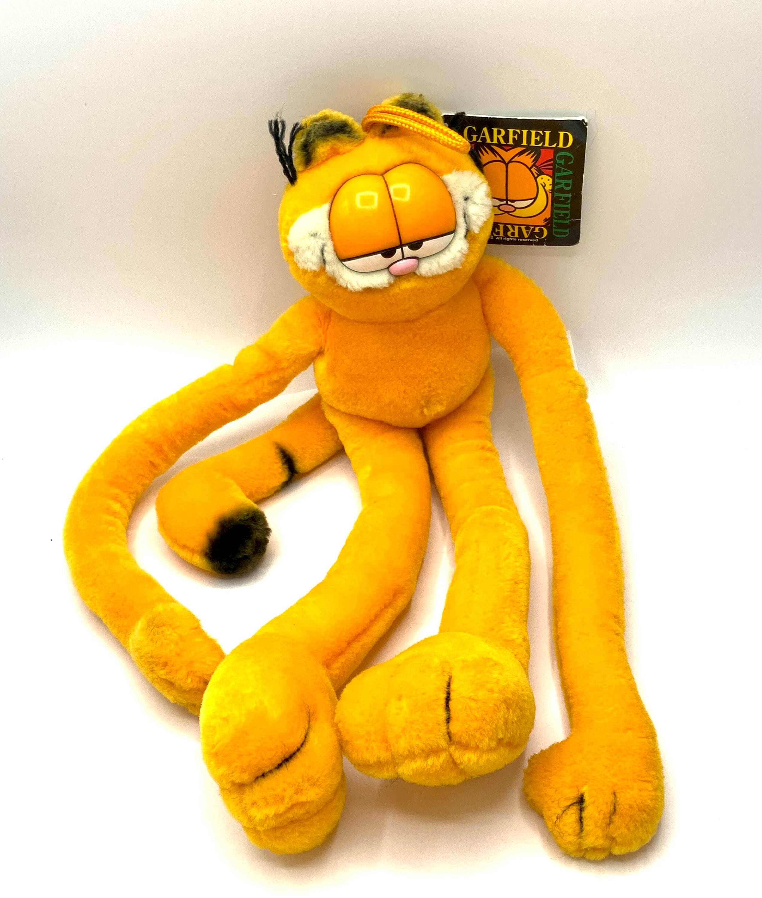 Garfield ベッドで寝るフィギュア 1978年製 1991 GARFIELD Chasing Mouse - Mousin' - Playmates - Action