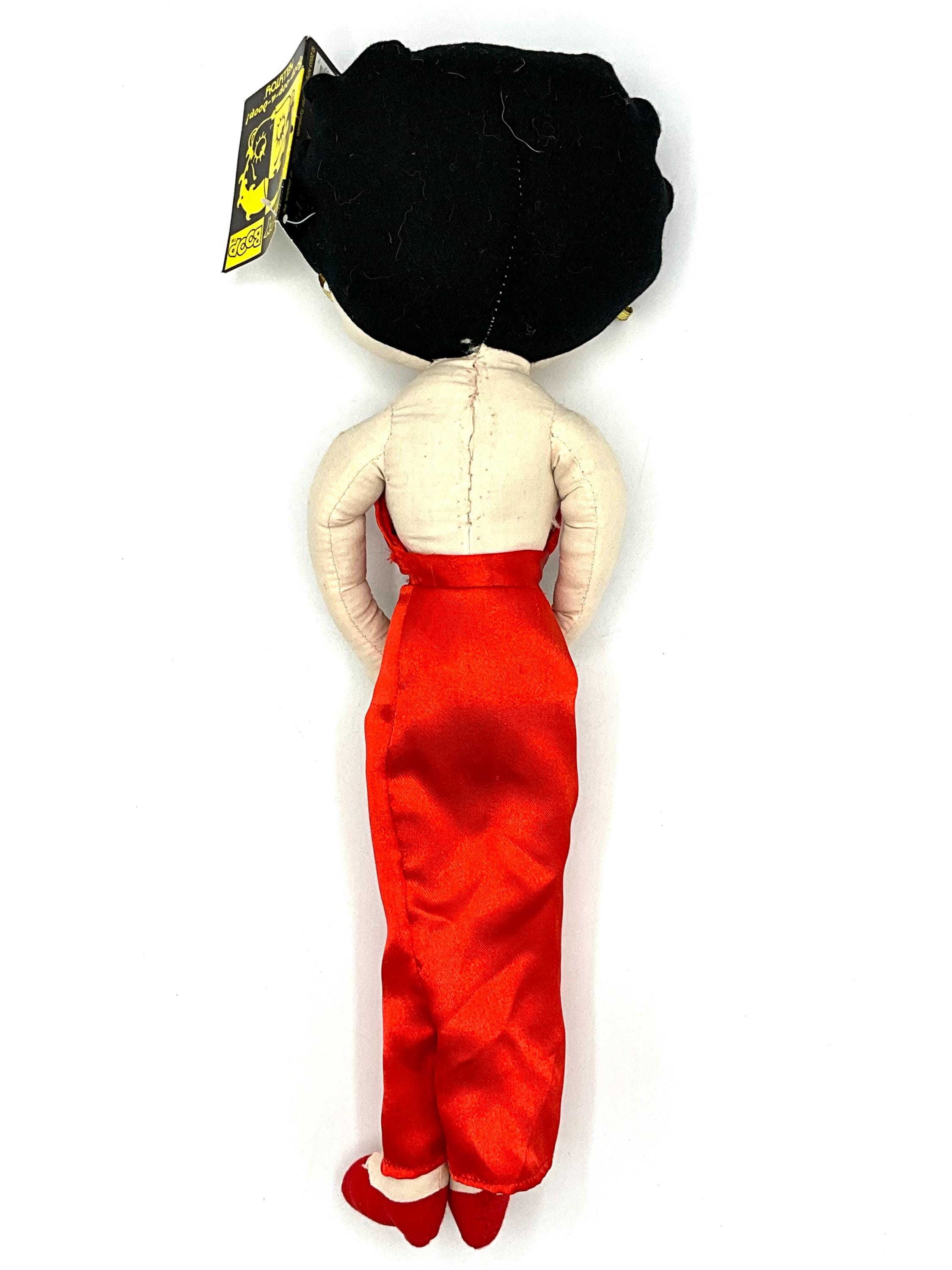 Gorgeous Collectible Betty Boop Stuff Doll With Long Red Dress and