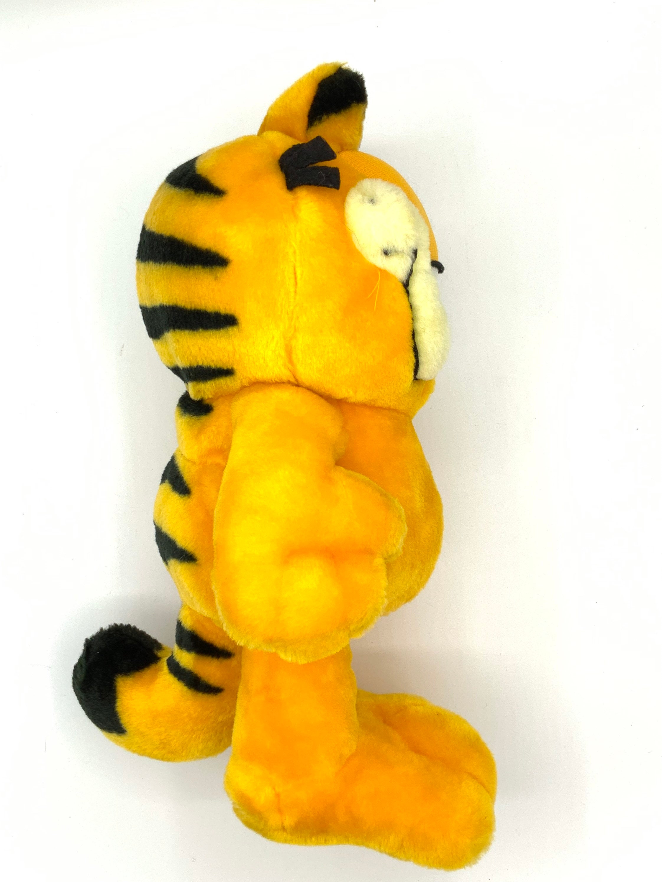 Peluche Garfield 25 Cm – Tenue Léopard – Ancienne – Doudou Chat
