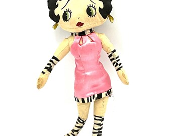 Gorgeous Collectible and Vintage Betty Boop With Pink Dress