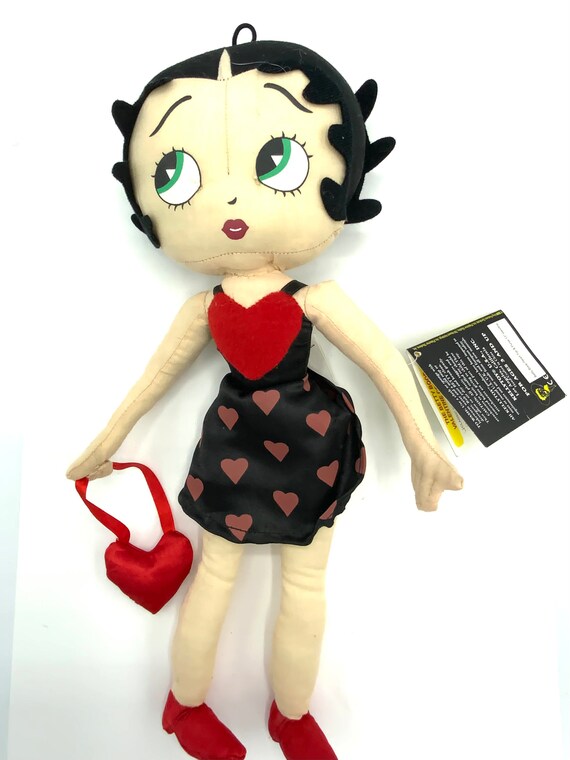 Buy Gorgeous Collectible Betty Boop Stuff Doll. Black and Red