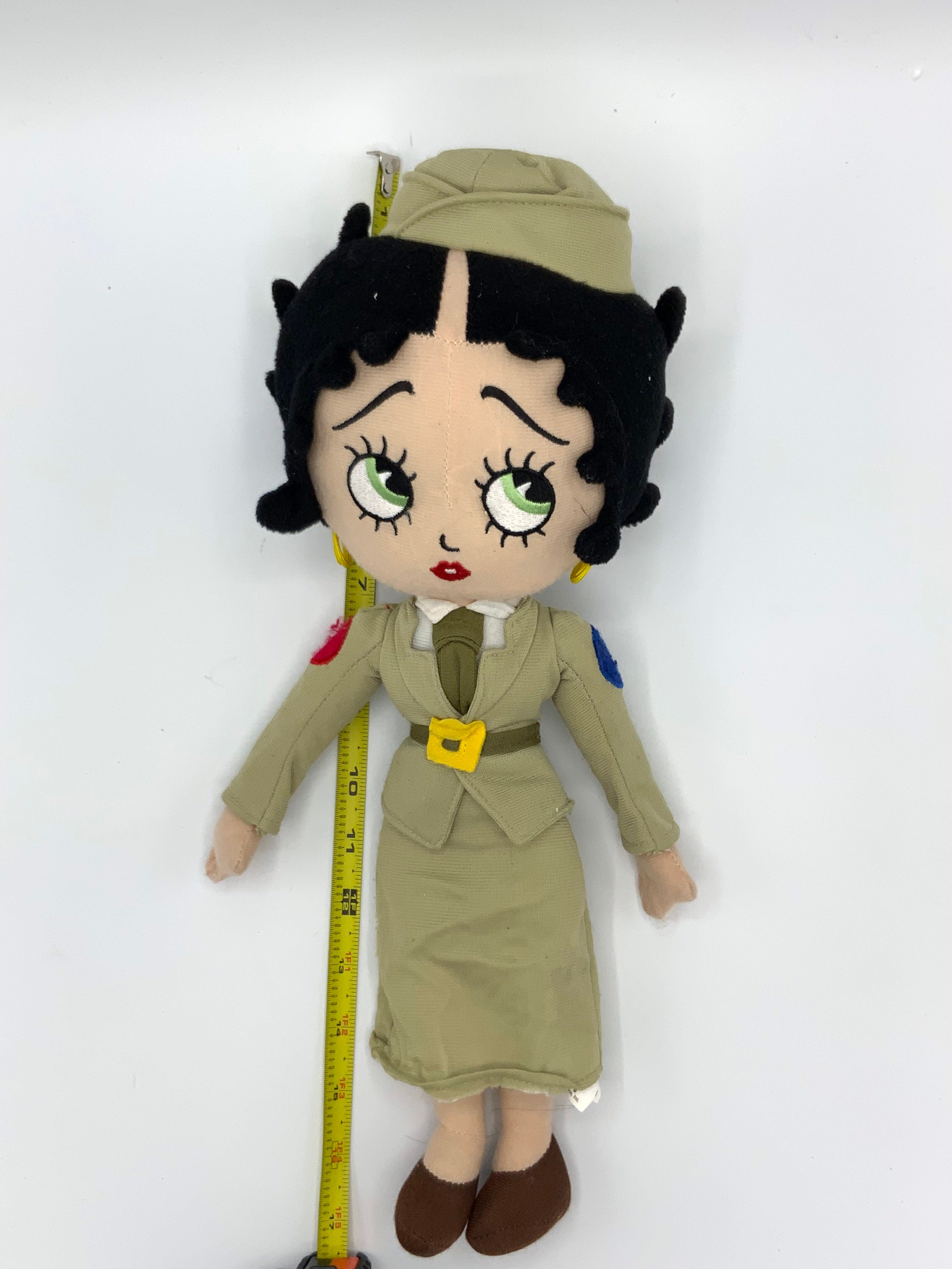 Gorgeous Collectible and Vintage Betty Boop Stuffed as Military