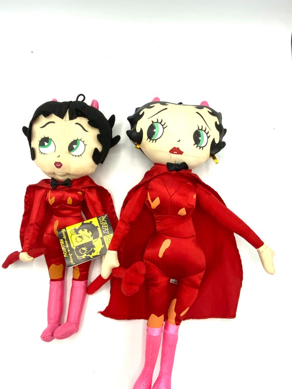 Gorgeous Collectible Betty Boop Devil Stuff Doll With Red Doll