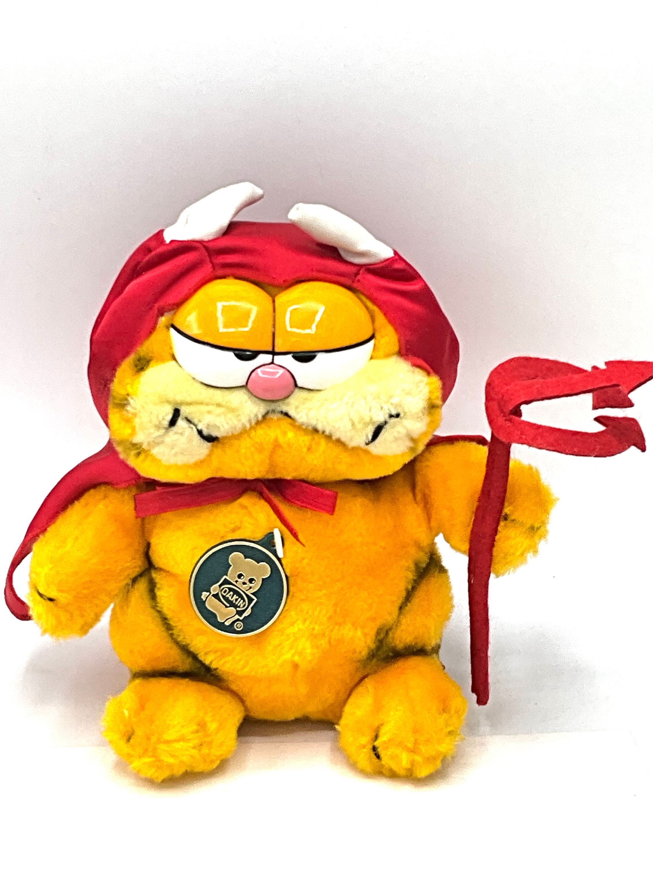 Gorgeous Collectible and Vintage Garfield Red Devil With Horns