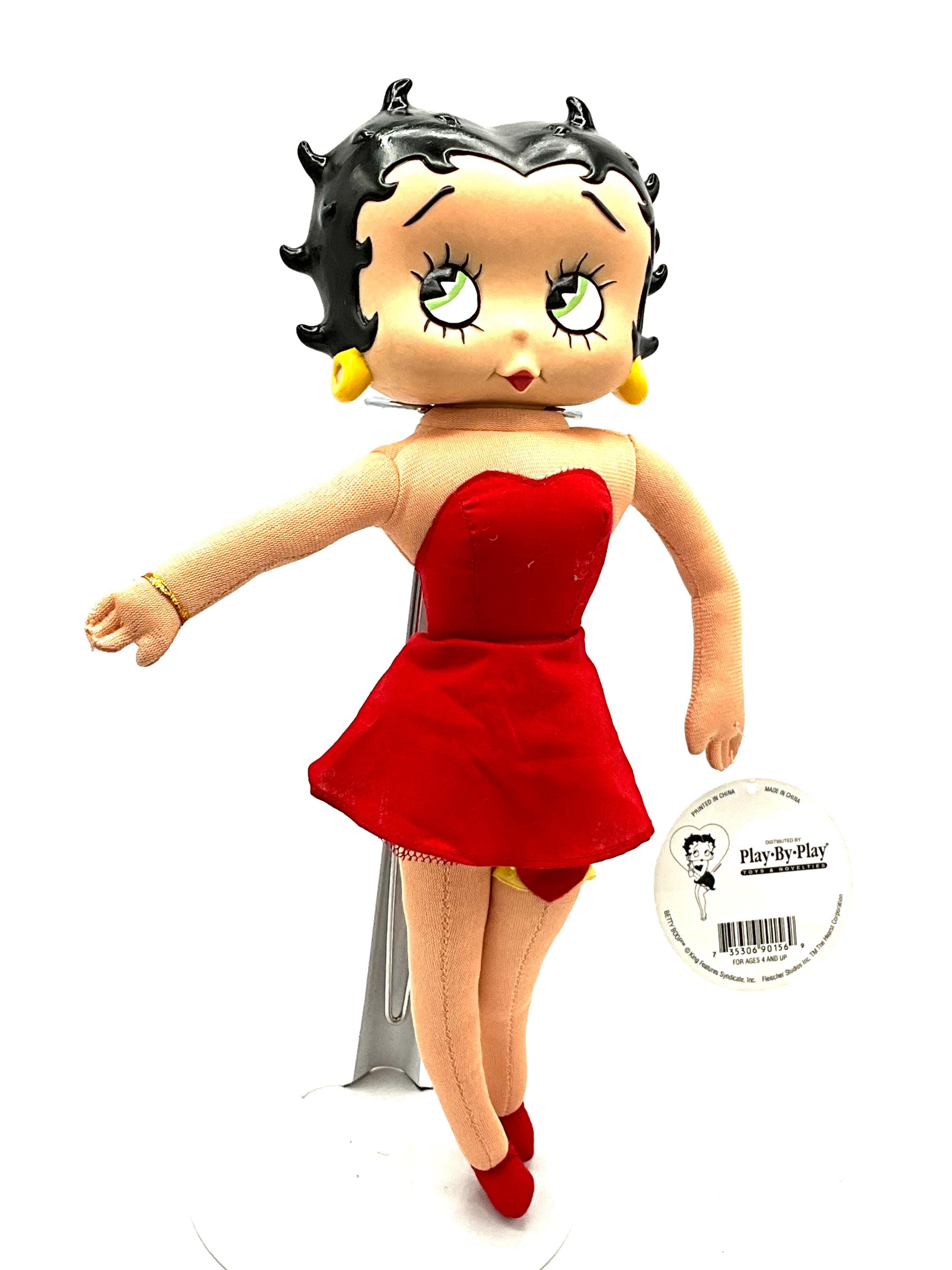 Gorgeous Collectible Betty Boop Stuff Doll but the Head is PVC. Red Dress.  - Etsy