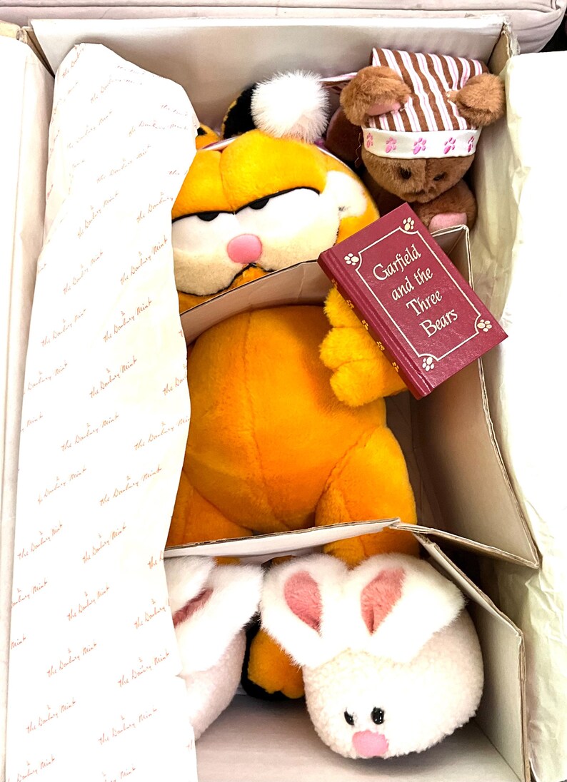 Gorgeous Collectible and Vintage Garfield With White Rabbit Shoes and ...
