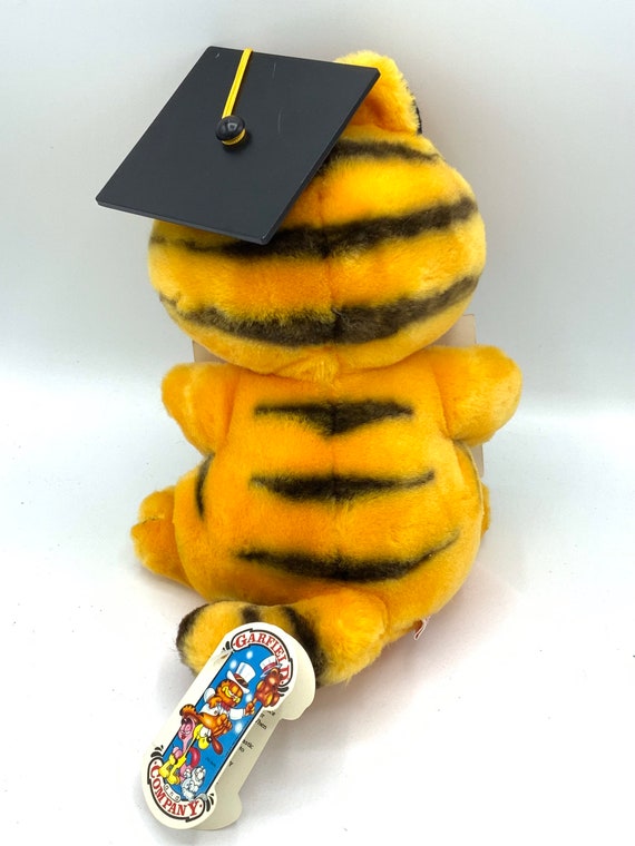 Gorgeous Collectible and Vintage Graduation Garfield, Push Toy