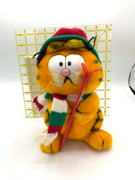 Gorgeous Collectible and Vintage and Garfield With Scarf and