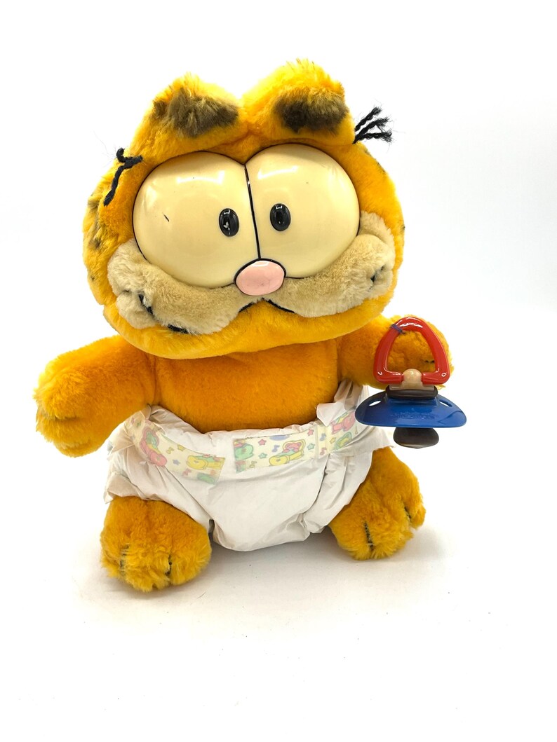 Gorgeous Collectible and Vintage Garfield Cat “baby’, Orange, Stuffed ...