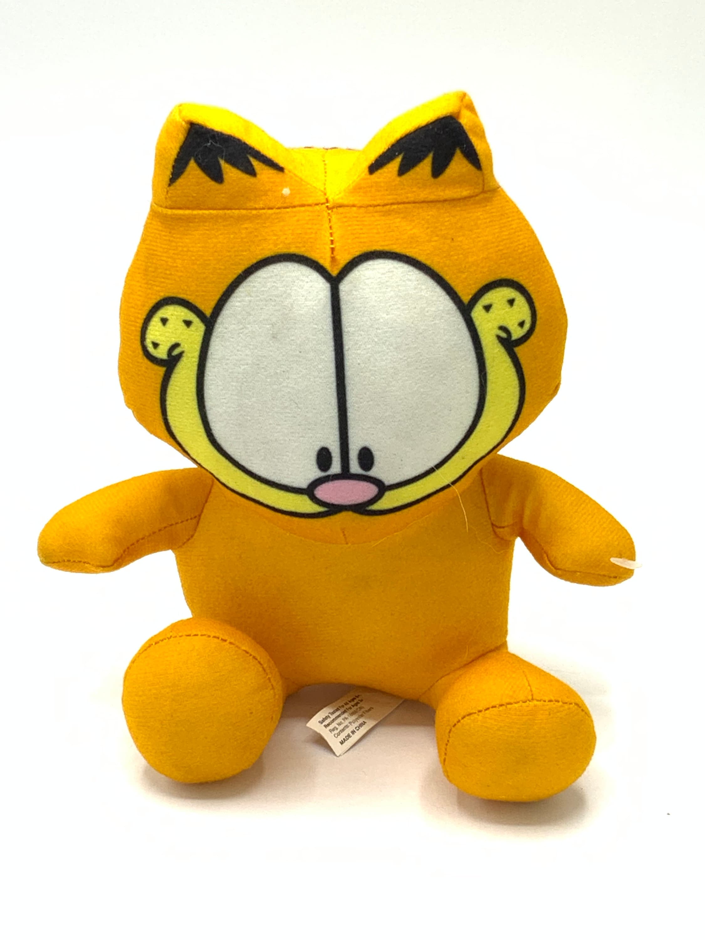 Vintage Garfield Plush Toy ガーフィールド ぬいぐるみ Vintage Garfield Stuffed, Push Toy, Big Eyes, Cat, Orange. - Etsy