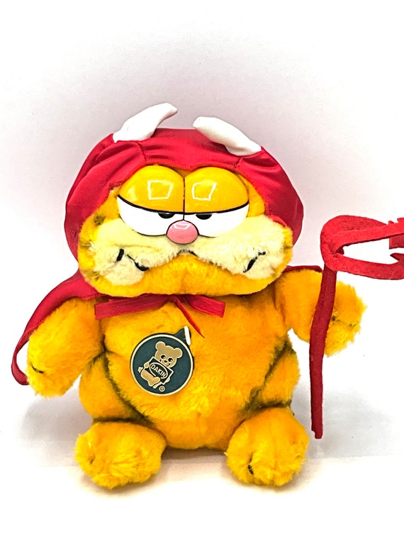 Gorgeous Collectible and Vintage Garfield Red Devil With Horns