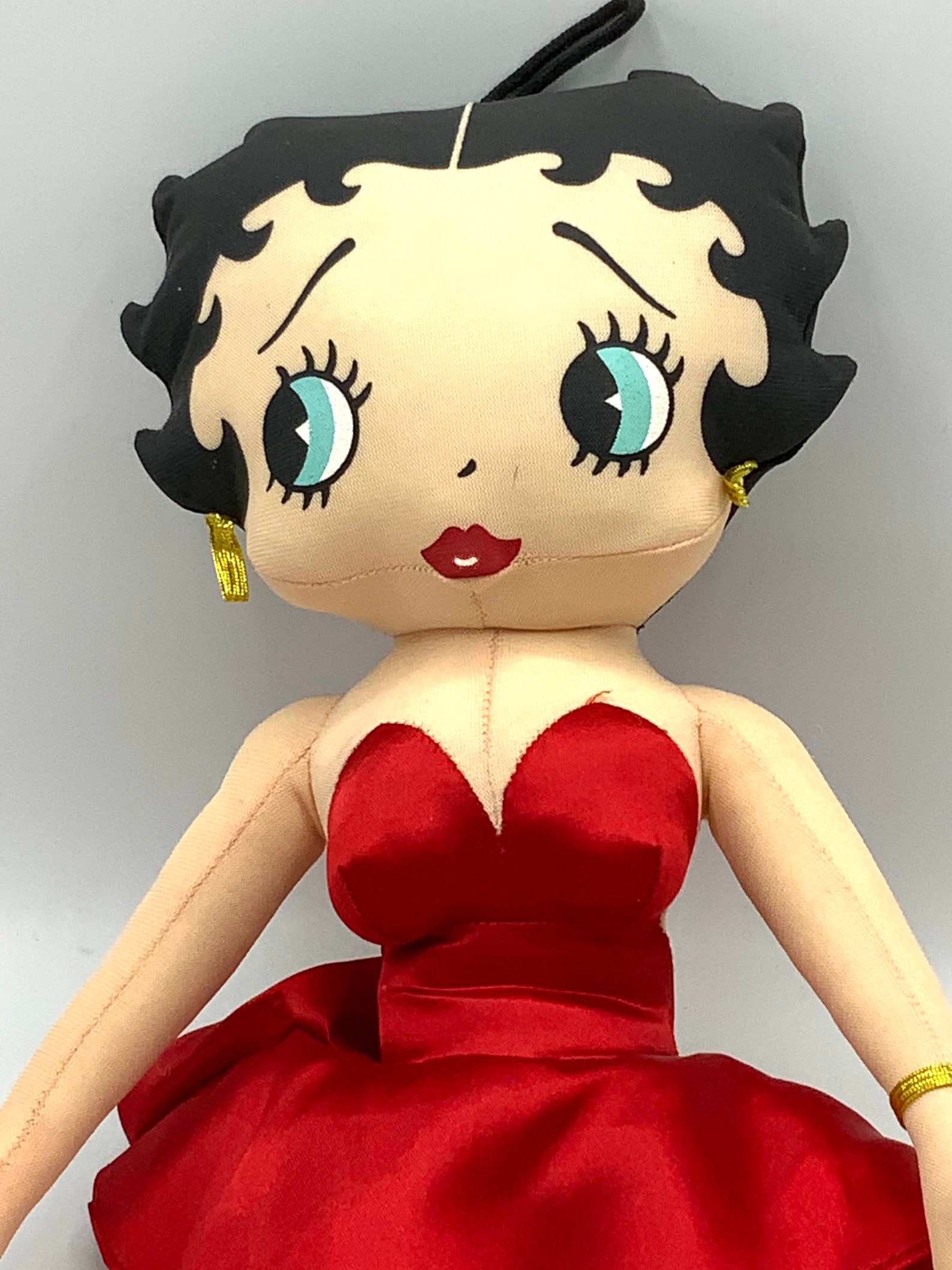 Collectible Betty Boop Stuff Doll 16 Inch Tall. Red Etsy