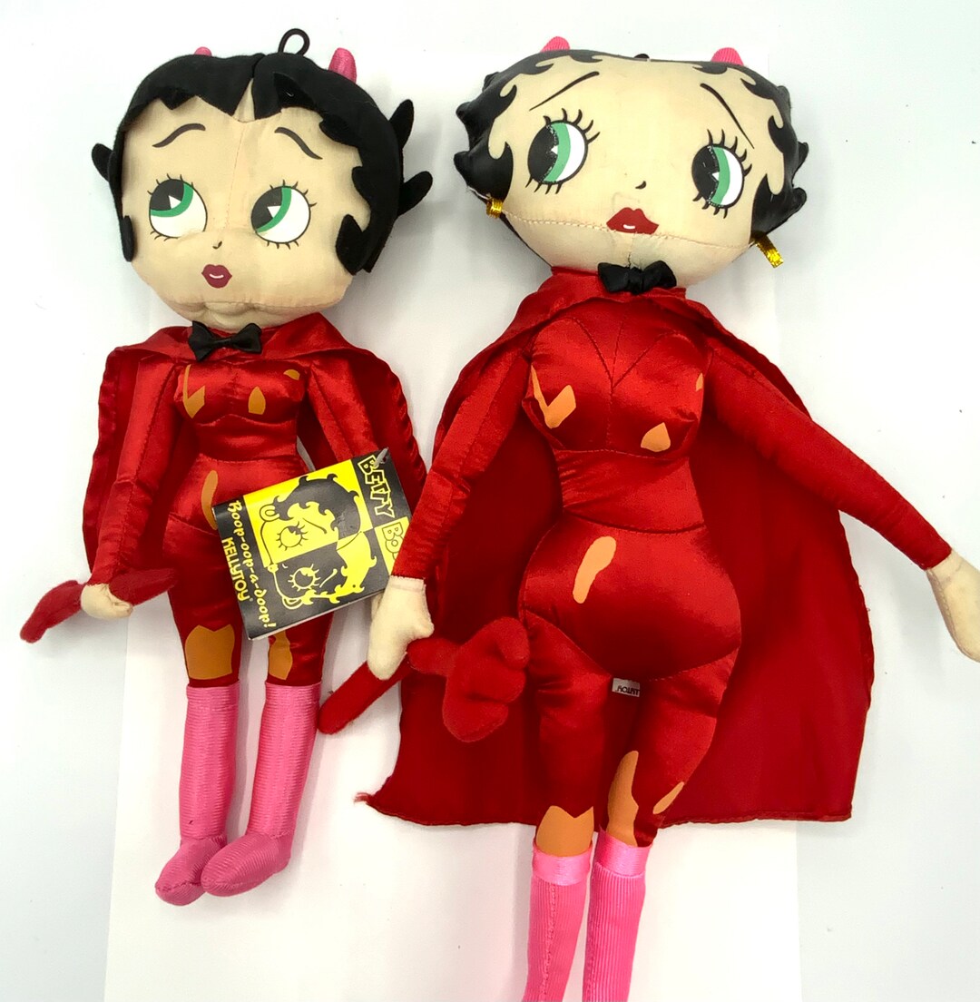 Gorgeous Collectible Betty Boop Devil Stuff Doll With Red Doll, Sexy