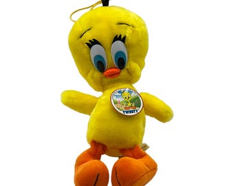 Collectible and vintage Tweety plush stuffed, bird, Warner Bros.