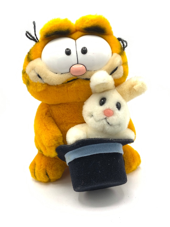 Gorgeous Collectible Vintage Stuff Garfield, With Magic Hat With