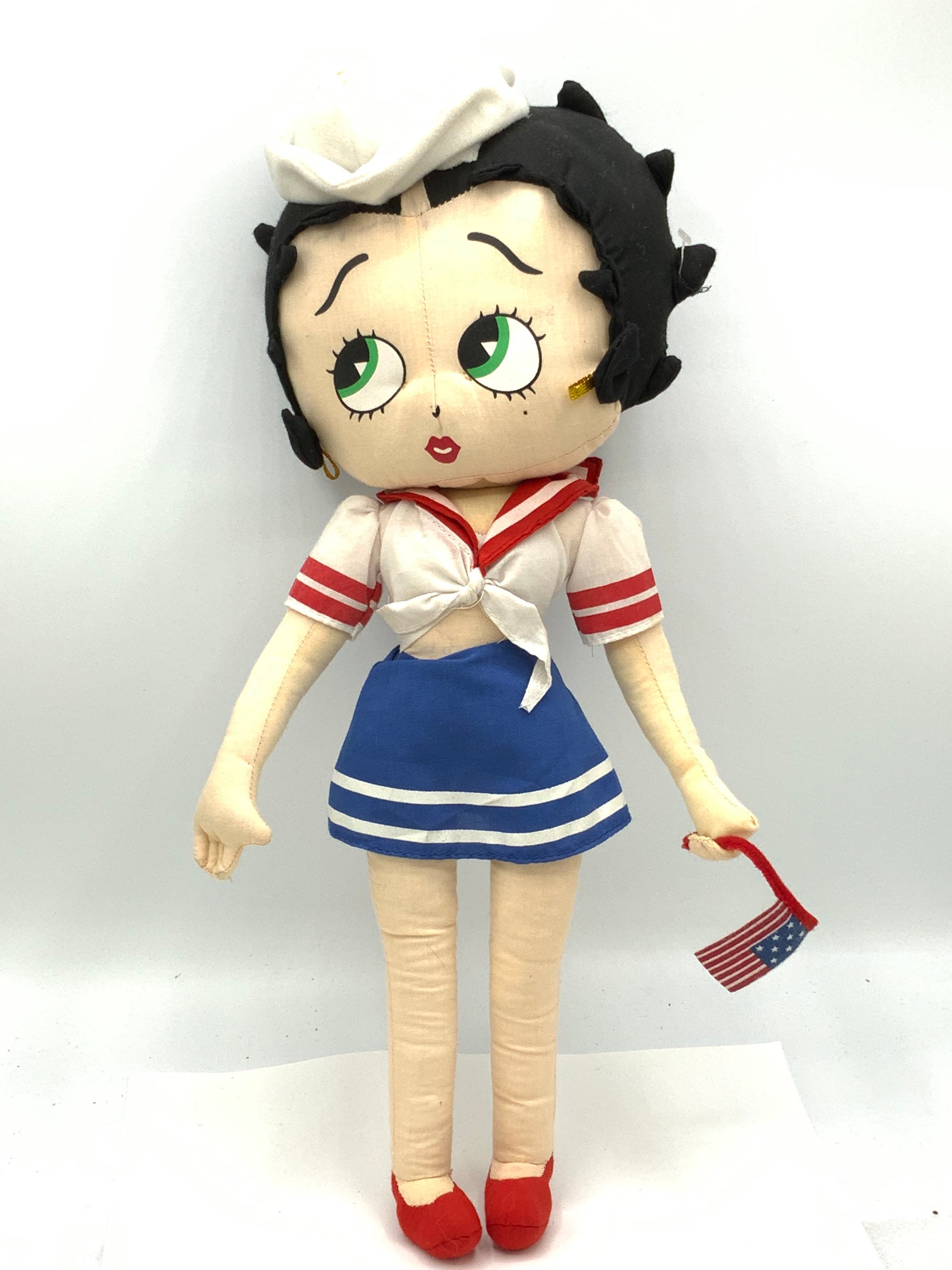 Gorgeous collectible the sailor Betty Boop stuff doll, cartoon